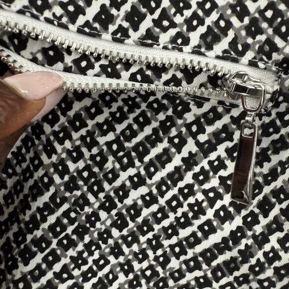 Insight New York PANTS, Tetris Dot Black & White Patterned Size 8 - Picture 11 of 16